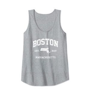 Boston Massachusetts MA vintage State Athletic Style Tank
Top